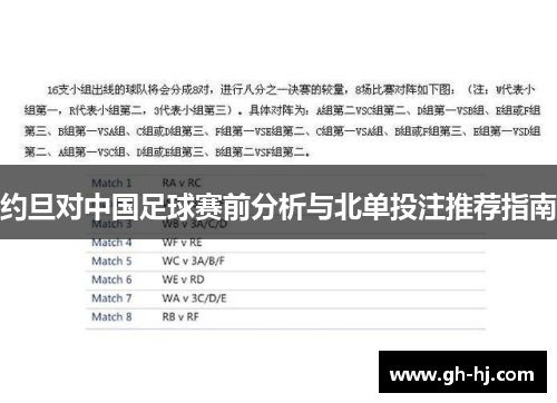 约旦对中国足球赛前分析与北单投注推荐指南